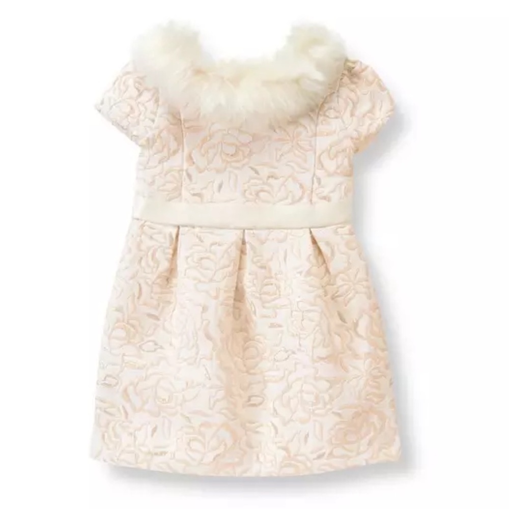 Janie and Jack METALLIC FLORAL JACQUARD
DRESS